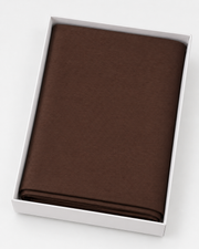 Dark Chocolate Brown Lining Texture Cotton – Men’s 2-Piece Unstitched Suit