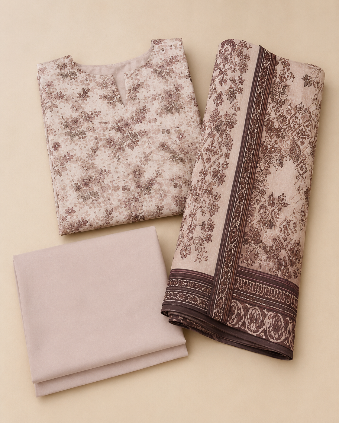 Pearl Grey Mother Collection Printed Lawn – Women’s 3-Piece Unstitched Suit