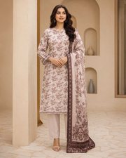 Pearl Grey Mother Collection Printed Lawn – Women’s 3-Piece Unstitched Suit