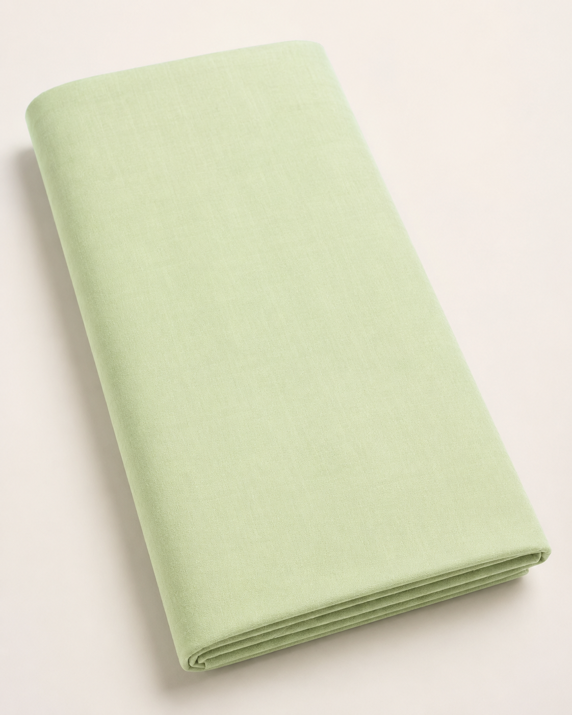 Pistachio Green Plain Cotton – Men’s Unstitched Suit