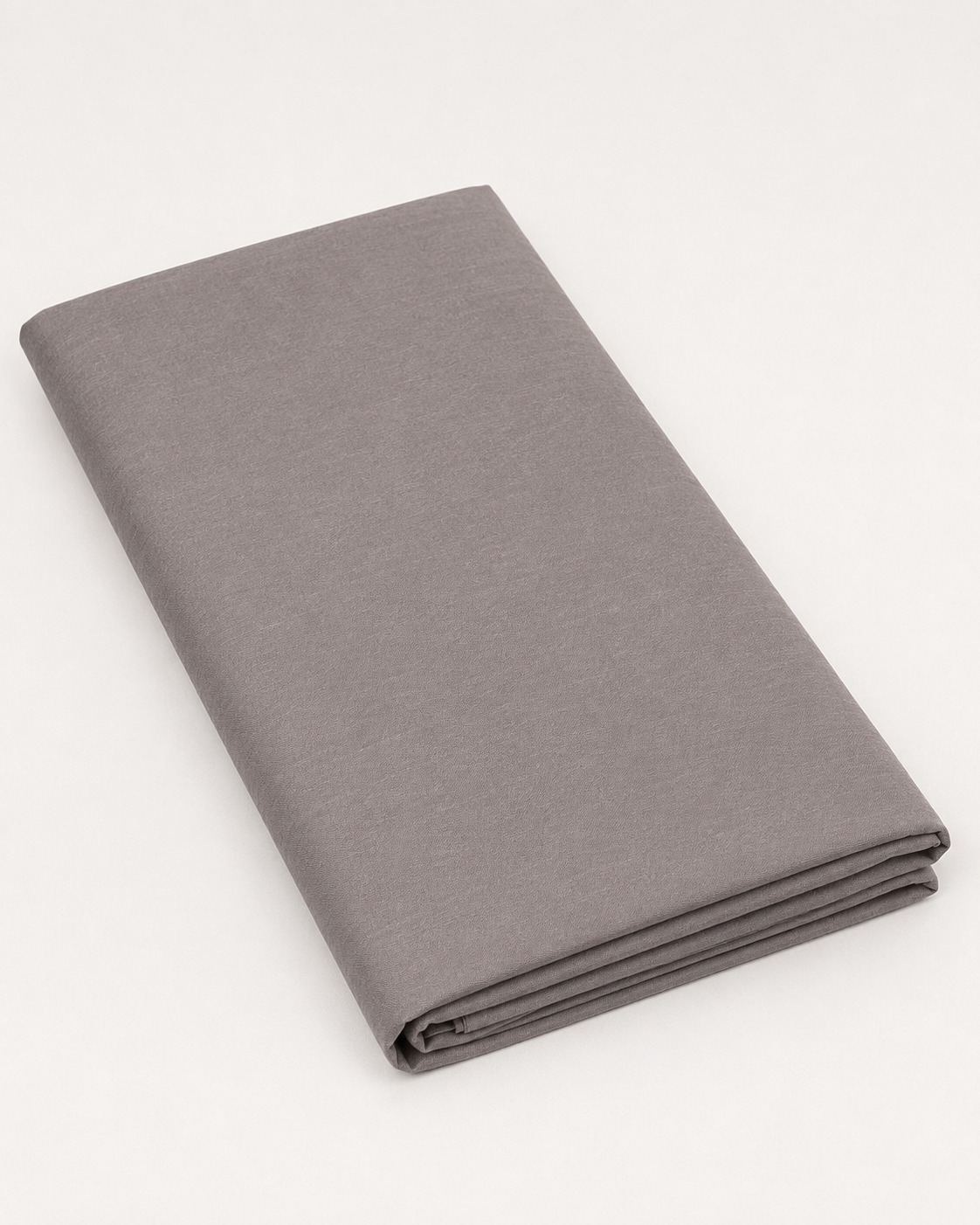 Premium Taupe Grey Plain Cotton – Men’s Unstitched Suit