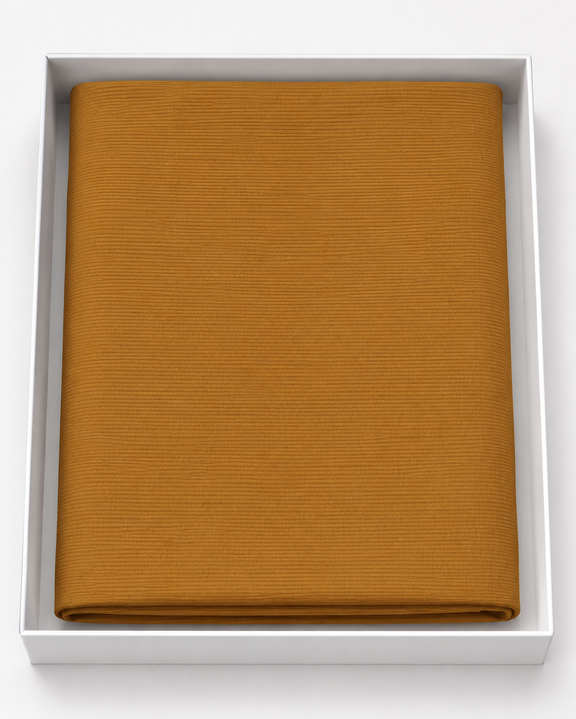 Mustard Lining Texture Cotton – Men’s 2-Piece Unstitched Suit
